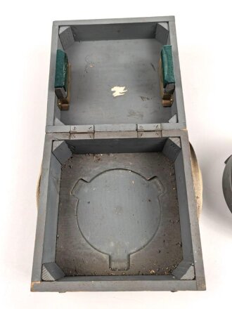 Großbritannien, Royal Air Force, Luftwaffe Kompass Type P 10. Guter Zustand, im originalen Transportkasten. Höchstwahrscheinlich aus der Zeit des 2. Weltkrieg. Ungereinigtes Stück
