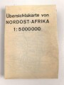 Panzergruppe Afrika, Kalender 1942. Keine Einträge, mit der seltenen Karte.
