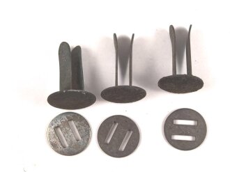 Satz Nieten für Stahlhelm der Wehrmacht....