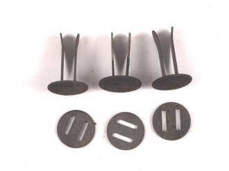 Satz Nieten für Stahlhelm der Wehrmacht....