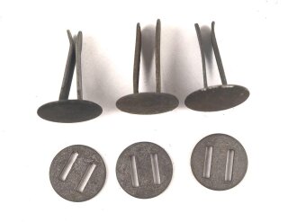 Satz Nieten für Stahlhelm der Wehrmacht....