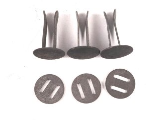 Satz Nieten für Stahlhelm der Wehrmacht....