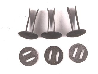 Satz Nieten für Stahlhelm der Wehrmacht....