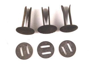 Satz Nieten für Stahlhelm der Wehrmacht....