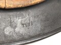 Stahlhelm für Angehörige der Luftwaffe. Modell 1940. In allen Teilen original zusammengehöriges Stück, nicht gereinigt. Q64