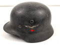 Stahlhelm für Angehörige der Luftwaffe. Modell 1940. In allen Teilen original zusammengehöriges Stück, nicht gereinigt. Q64
