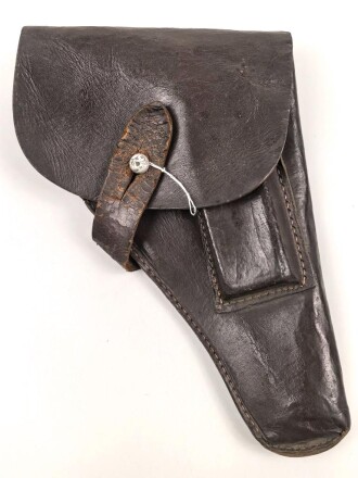 Pistolentasche aus braunem Ersatzmaterial, ohne jegliche Markierungen.