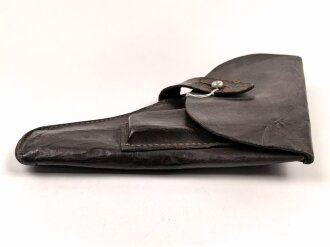 Pistolentasche aus braunem Ersatzmaterial, ohne jegliche Markierungen.
