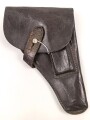 Pistolentasche aus braunem Ersatzmaterial, ohne jegliche Markierungen.