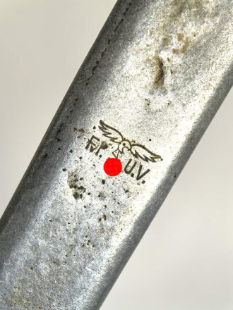 Luftwaffe, großes Sieb, vermutlich für eine Feldküche. Durchmesser 26cm, ungereinigt