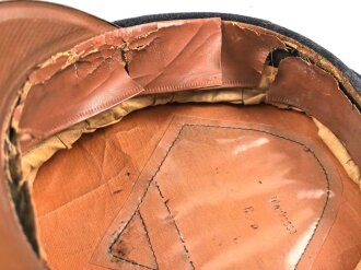 Schirmmütze für Angehörige der Deutschen Reichsbahn III.Reich. Ungereinigtes Stück, Kopfgrösse gemessen etwa 55