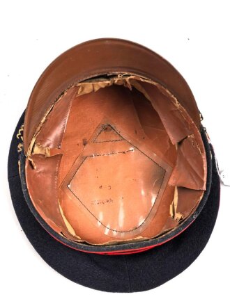 Schirmmütze für Angehörige der Deutschen Reichsbahn III.Reich. Ungereinigtes Stück, Kopfgrösse gemessen etwa 55