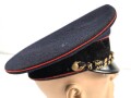 Schirmmütze für Angehörige der Deutschen Reichsbahn III.Reich. Ungereinigtes Stück, Kopfgrösse gemessen etwa 55