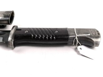 Seitengewehr Modell 84/98 für k98 der Wehrmacht. Nummerngleiches Stück von Coppel G.m.B.H. 1940