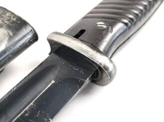 Seitengewehr Modell 84/98 für k98 der Wehrmacht. Nummerngleiches Stück von Coppel G.m.B.H. 1940