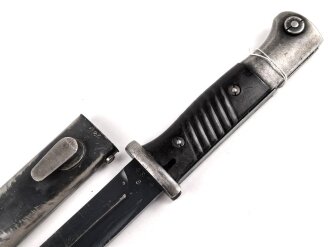 Seitengewehr Modell 84/98 für k98 der Wehrmacht. Nummerngleiches Stück von Coppel G.m.B.H. 1940