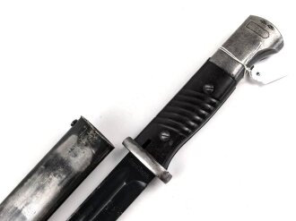 Seitengewehr Modell 84/98 für k98 der Wehrmacht. Nummerngleiches Stück von Coppel G.m.B.H. 1940