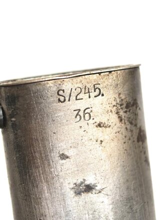 Seitengewehr Modell 84/98 für k98 der Wehrmacht. Nummerngleiches Stück von S/245 36