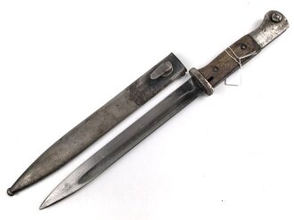 Seitengewehr Modell 84/98 für k98 der Wehrmacht. Nummerngleiches Stück von S/245 36