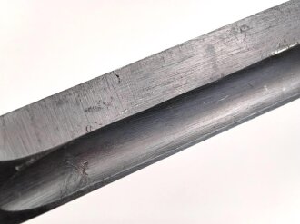 Seitengewehr Modell 84/98 für k98 der Wehrmacht. Nummerngleiches Stück von 42 fno