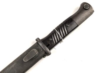 Seitengewehr Modell 84/98 für k98 der Wehrmacht. Nummerngleiches Stück von 42 asw