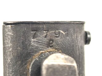 Seitengewehr Modell 84/98 für k98 der Wehrmacht. Nummerngleiches Stück von 42 asw