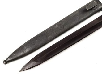 Seitengewehr Modell 84/98 für k98 der Wehrmacht. Nummerngleiches Stück von 42 asw