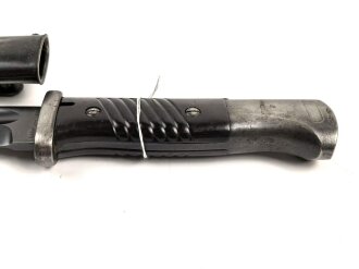 Seitengewehr Modell 84/98 für k98 der Wehrmacht. Nummerngleiches Stück von Carl Eickhorn 1939