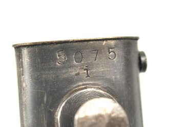 Seitengewehr Modell 84/98 für k98 der Wehrmacht. Nummerngleiches Stück von Carl Eickhorn 1939