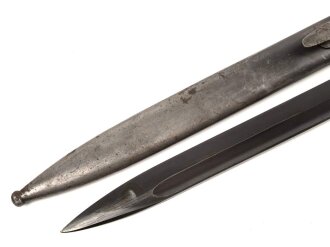 Seitengewehr Modell 84/98 für k98 der Wehrmacht. Nummerngleiches Stück von Carl Eickhorn 1939