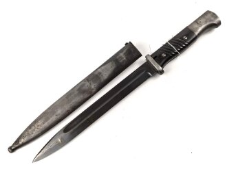 Seitengewehr Modell 84/98 für k98 der Wehrmacht. Nummerngleiches Stück von Carl Eickhorn 1939