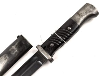 Seitengewehr Modell 84/98 für k98 der Wehrmacht. Nummerngleiches Stück von Carl Eickhorn 1939