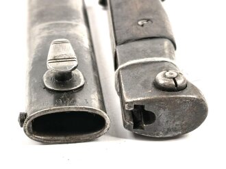 Seitengewehr Modell 84/98 für k98 der Wehrmacht. Nummerngleiches Stück von S/244.G