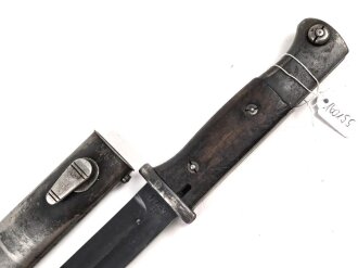 Seitengewehr Modell 84/98 für k98 der Wehrmacht. Nummerngleiches Stück von S/244.G