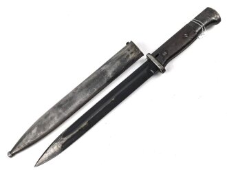 Seitengewehr Modell 84/98 für k98 der Wehrmacht. Nummerngleiches Stück von S/244.G