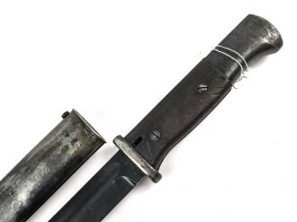 Seitengewehr Modell 84/98 für k98 der Wehrmacht. Nummerngleiches Stück von S/244.G