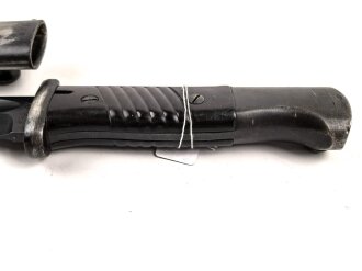 Seitengewehr Modell 84/98 für k98 der Wehrmacht. Nummerngleiches Stück von fze 42