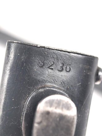 Seitengewehr Modell 84/98 für k98 der Wehrmacht. Nummerngleiches Stück von fze 42