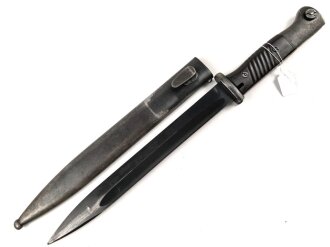 Seitengewehr Modell 84/98 für k98 der Wehrmacht. Nummerngleiches Stück von fze 42