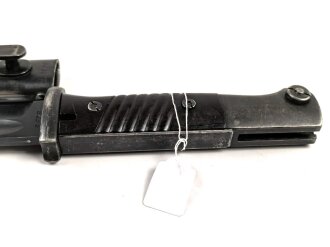 Seitengewehr Modell 84/98 für k98 der Wehrmacht. Nummerngleiches Stück von fze 42