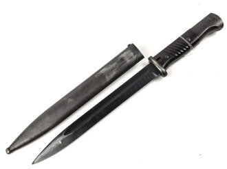 Seitengewehr Modell 84/98 für k98 der Wehrmacht. Nummerngleiches Stück von fze 42