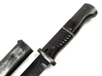 Seitengewehr Modell 84/98 für k98 der Wehrmacht. Nummerngleiches Stück von fze 42