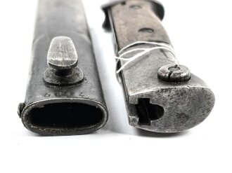 Seitengewehr Modell 84/98 für k98 der Wehrmacht. Nummerngleiches Stück von 43 asw