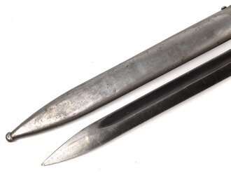 Seitengewehr Modell 84/98 für k98 der Wehrmacht. Nummerngleiches Stück von S/184 G