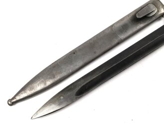 Seitengewehr Modell 84/98 für k98 der Wehrmacht. Nummerngleiches Stück von S/184 G