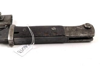 Seitengewehr Modell 84/98 für k98 der Wehrmacht. Nummerngleiches Stück von S/184 G