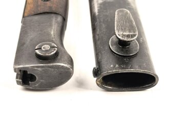 Seitengewehr Modell 84/98 für k98 der Wehrmacht. Nummerngleiches Stück von 42 fnj