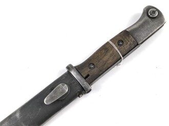 Seitengewehr Modell 84/98 für k98 der Wehrmacht. Nummerngleiches Stück von 42 cof