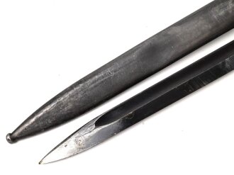 Seitengewehr Modell 84/98 für k98 der Wehrmacht. Nummerngleiches Stück von 42 cof