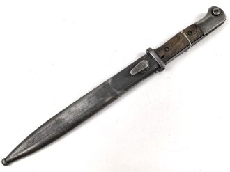 Seitengewehr Modell 84/98 für k98 der Wehrmacht. Nummerngleiches Stück von 42 cof